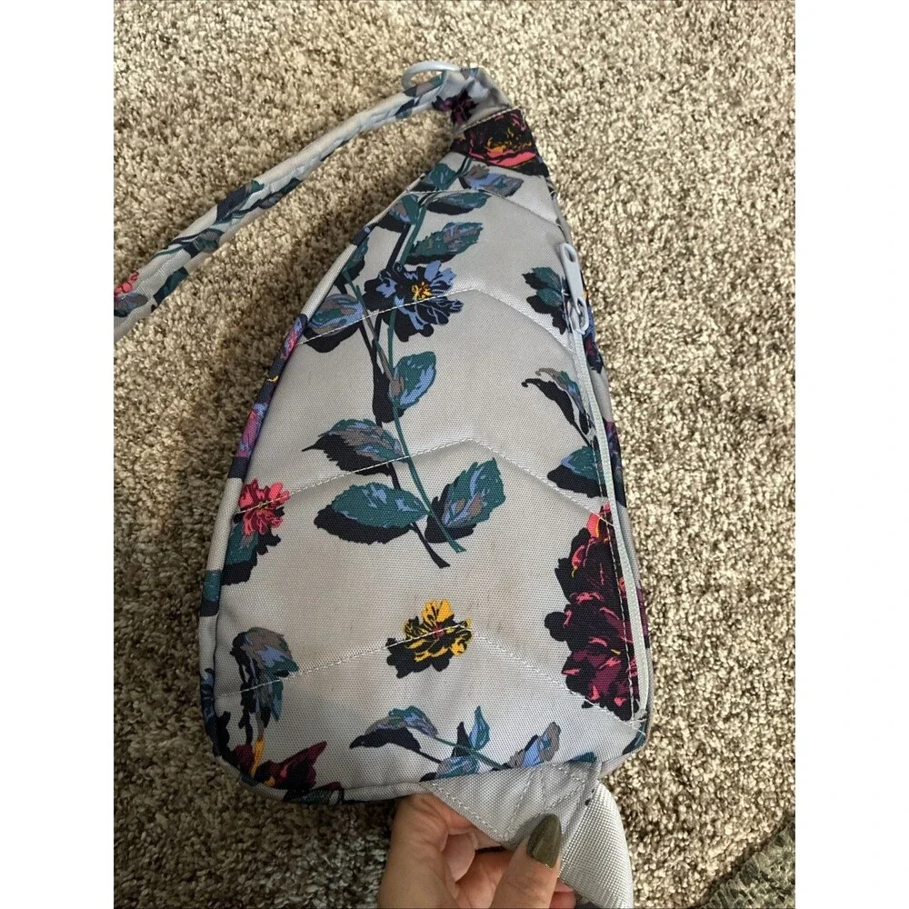 Vera Bradley Sling Backpack Floral Recycled ReActive Boho Travel Eco Friendly